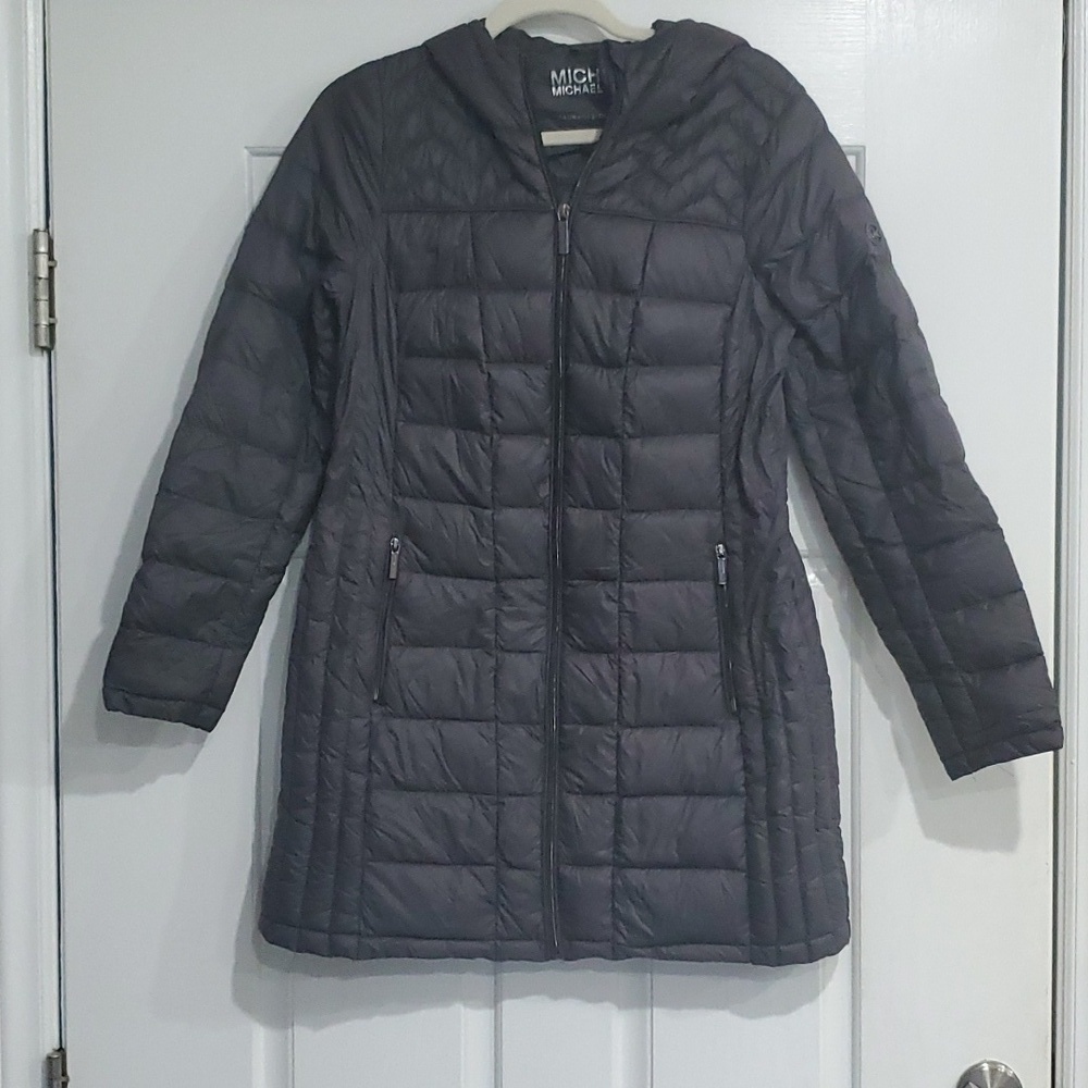 Black Micheal Kors Down Filled Jacket Size Small